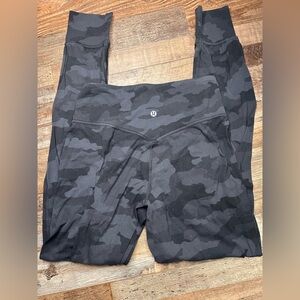 Lululemon Black & Grey Camouflage Joggers
